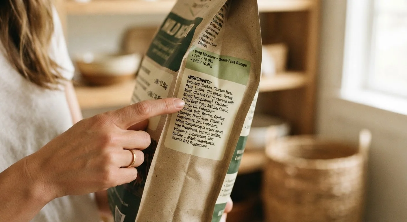 Decoding a Dog Food Label: What Those Ingredient Lists Actually Mean
