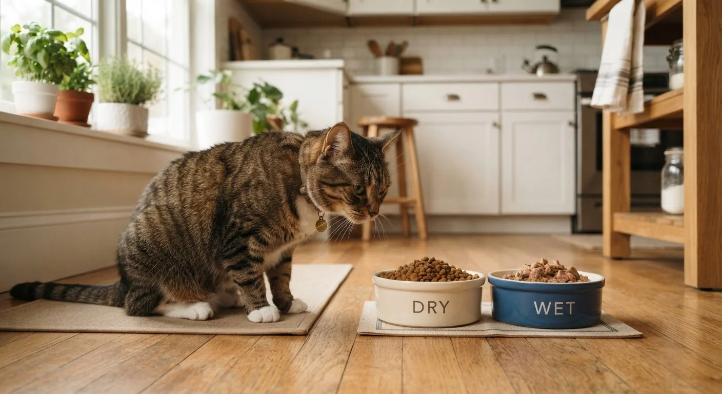 Dry Food, Wet Food, or Both: How to Choose What Goes in Your Cat's Bowl