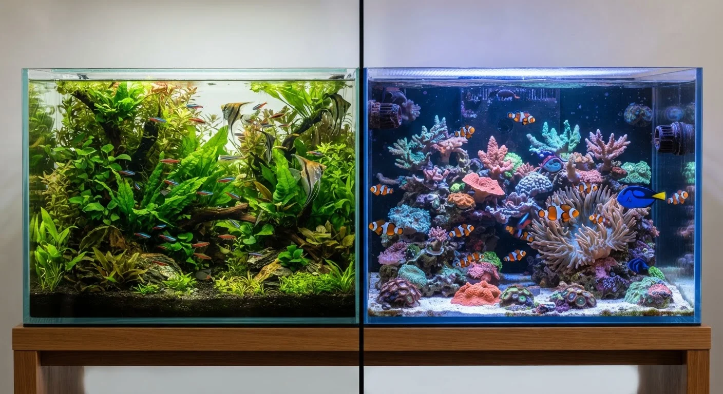 Freshwater vs. Saltwater Aquariums: What New Fish Owners Should Know