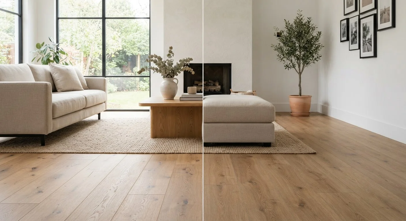Hardwood vs. Luxury Vinyl Plank Flooring: What Changes After Installation