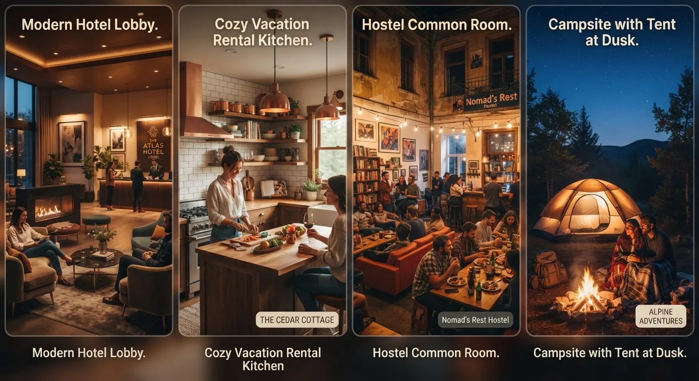 How Accommodation Type Shapes the Whole Trip Experience