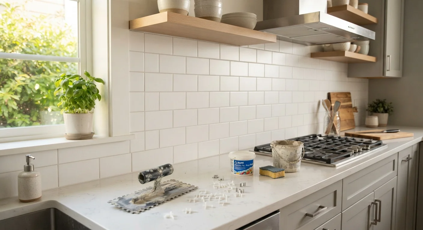 Kitchen Backsplash Installation: Tiling a Wall the Right Way