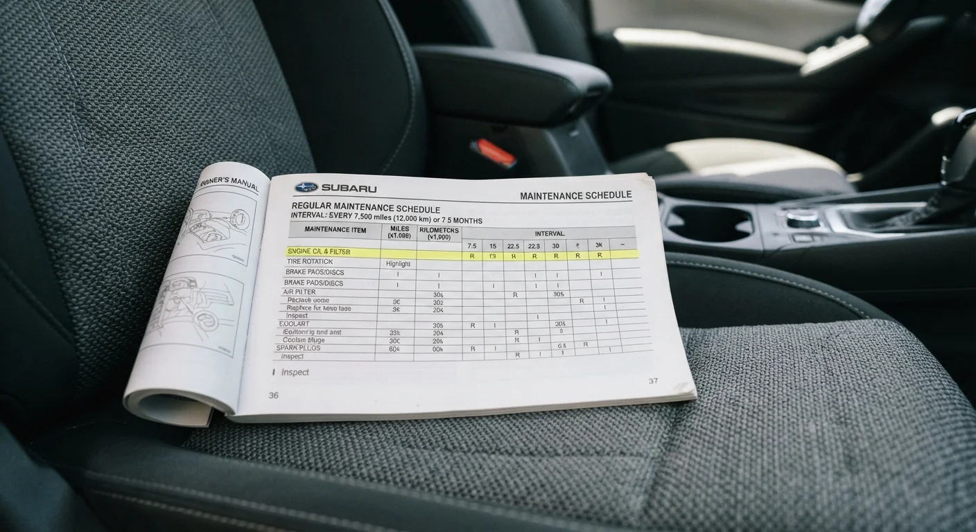Reading Your Vehicle's Maintenance Schedule Without Getting Overwhelmed