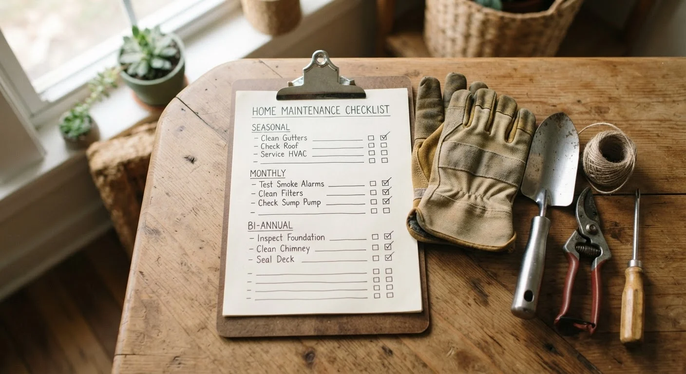 What a Home Maintenance Schedule Actually Looks Like Month by Month